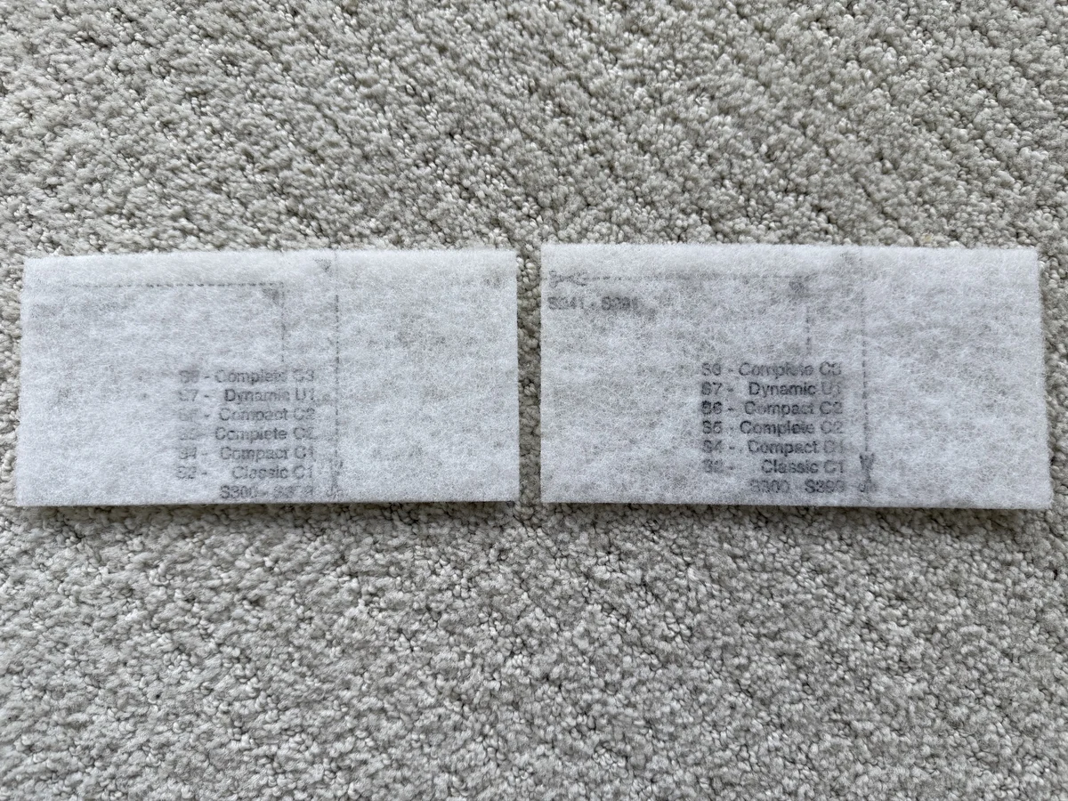 Miele AirClean filter insert panels included with Miele GN and FJM bag packages